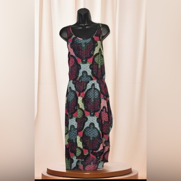 H&M Blue and Red Sleeveless Sundress Maxi - Picture 1 of 15